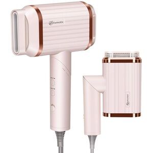 Pink Dual Channel High Speed Hair Dryer & Diffuser